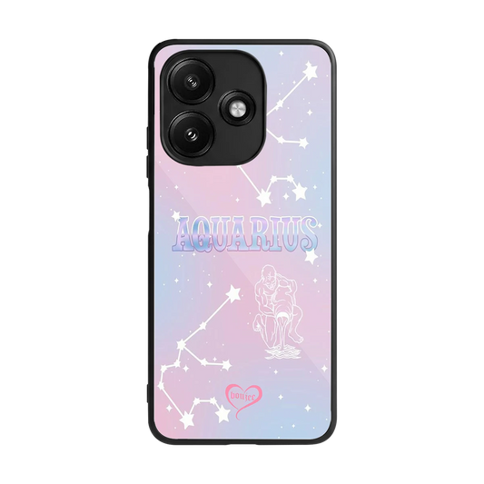 Aquarius Aura back phone cover | glass case for redmi 12 5g