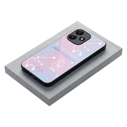 Aquarius Aura stylish phone case for redmi 12 5g | glossy glass and slim fit