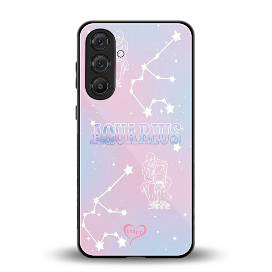 Aquarius Aura back phone cover | glass case for samsung galaxy m36 5g