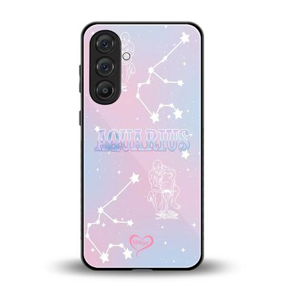 Aquarius Aura back phone cover | glass case for samsung galaxy m35 5g