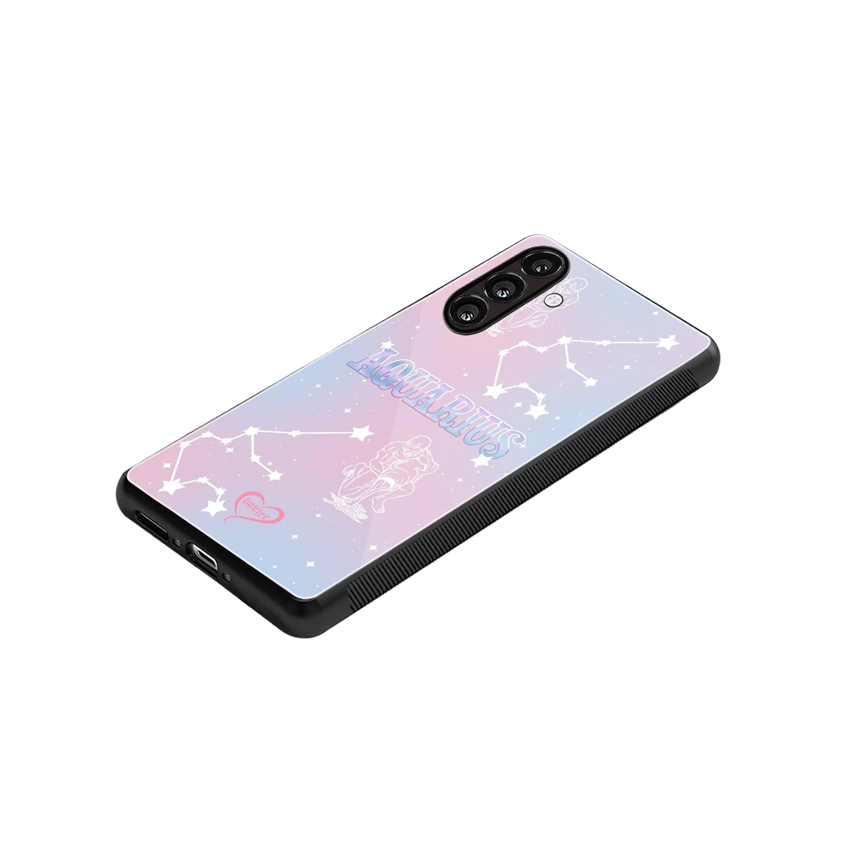 Aquarius Aura stylish phone case for samsung galaxy m35 5g | glossy glass and slim fit