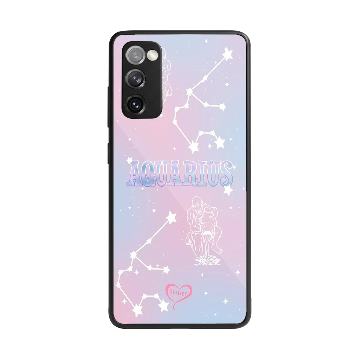 Aquarius Aura back phone cover | glass case for samsung galaxy s20 fe