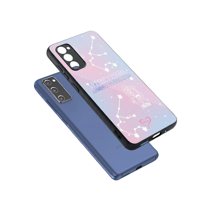 Aquarius Aura sleek samsung galaxy s20 fe cover with tempered glass back and TPU edges