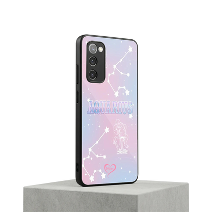 Aquarius Aura samsung galaxy s20 fe mobile cover | shockproof glass phone case