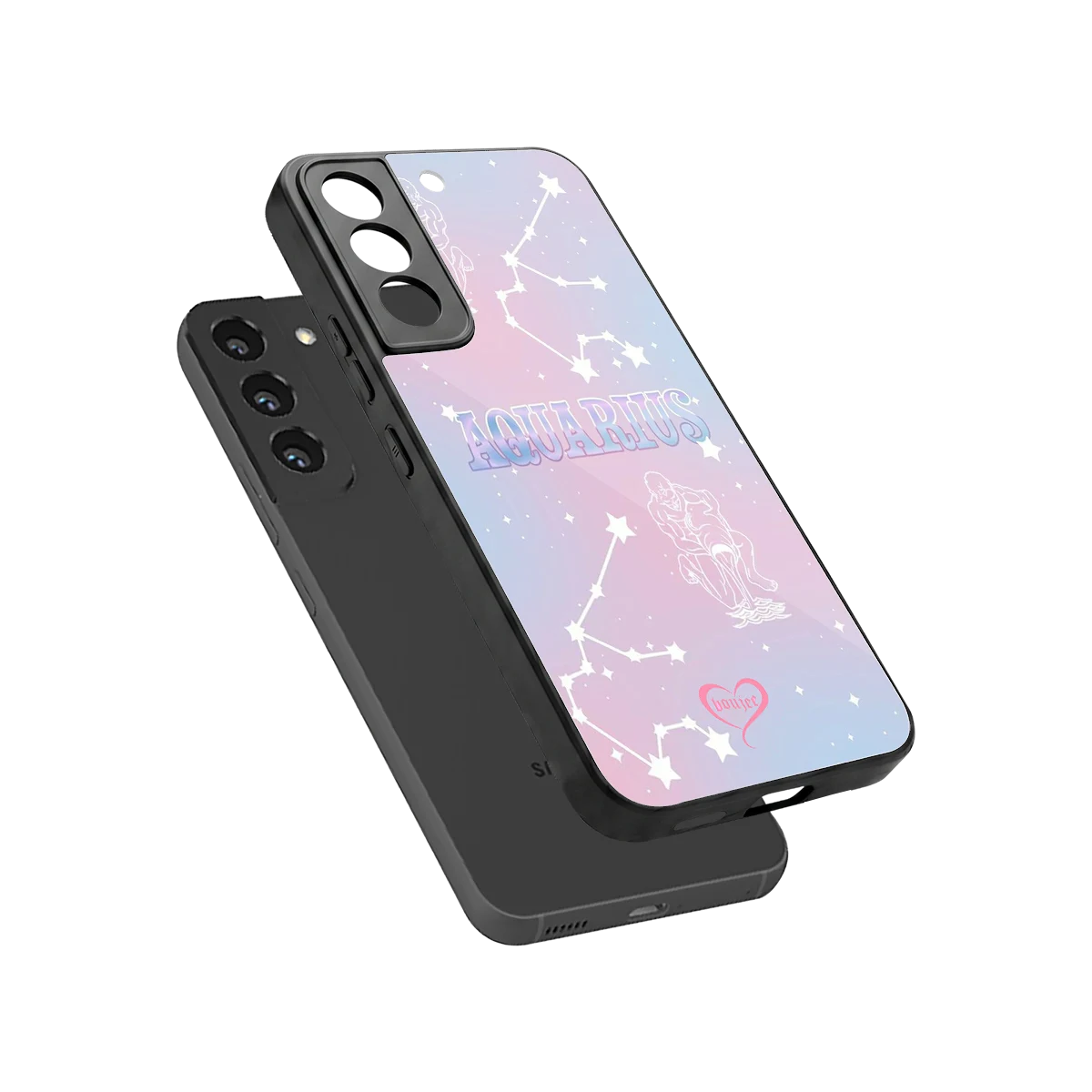 Aquarius Aura sleek samsung galaxy s22 cover with tempered glass back and TPU edges