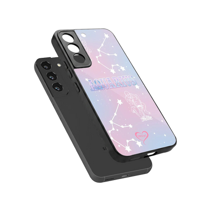 Aquarius Aura sleek samsung galaxy s22 cover with tempered glass back and TPU edges