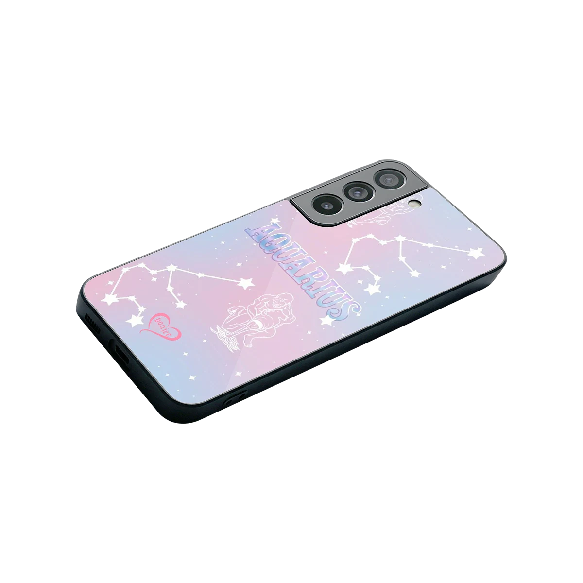 Aquarius Aura stylish phone case for samsung galaxy s22 | glossy glass and slim fit