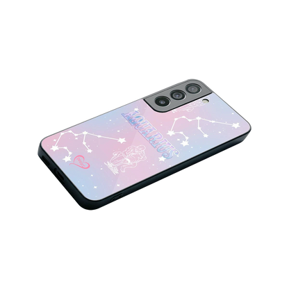 Aquarius Aura stylish phone case for samsung galaxy s22 | glossy glass and slim fit