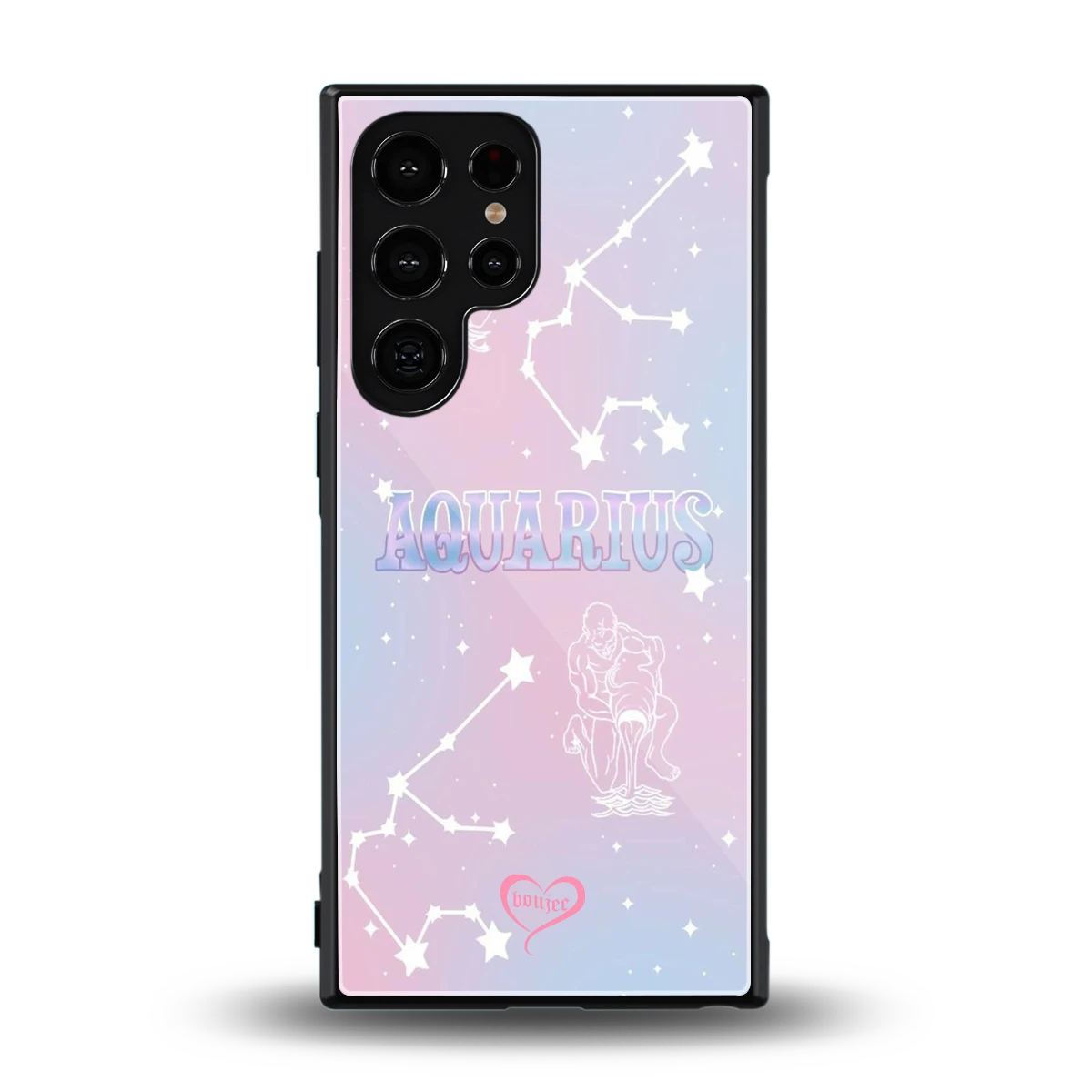 Aquarius Aura back phone cover | glass case for samsung galaxy s24 ultra