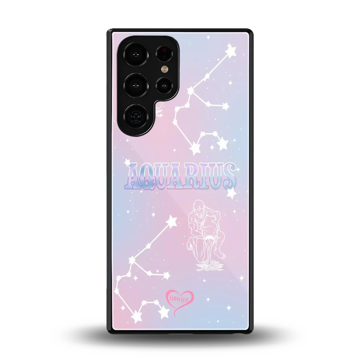 Aquarius Aura back phone cover | glass case for samsung galaxy s25 ultra