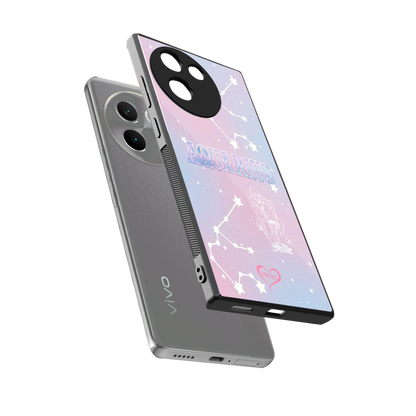 Aquarius Aura sleek vivo v30e cover with tempered glass back and TPU edges