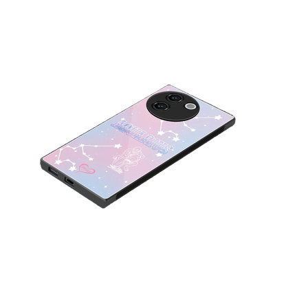 Aquarius Aura stylish phone case for vivo v30e | glossy glass and slim fit