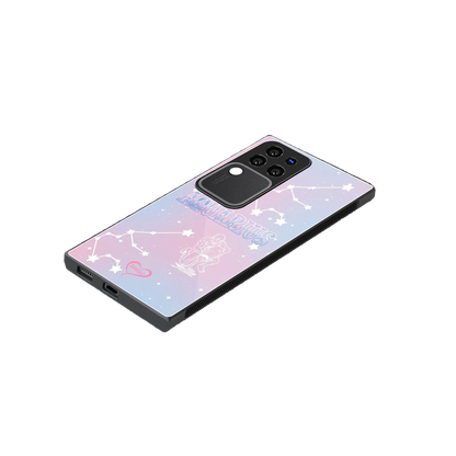 Aquarius Aura stylish phone case forvivo v30 pro | glossy glass and slim fit