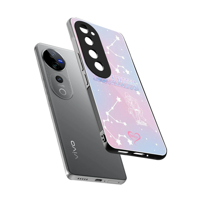 Aquarius Aura sleek vivo v40 pro cover with tempered glass back and TPU edges