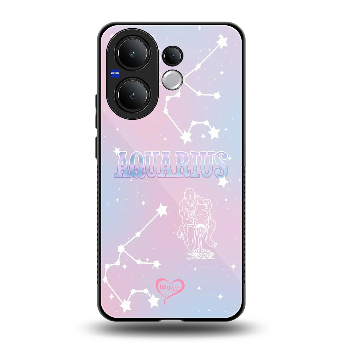 Aquarius Aura back phone cover | glass case for vivo v60