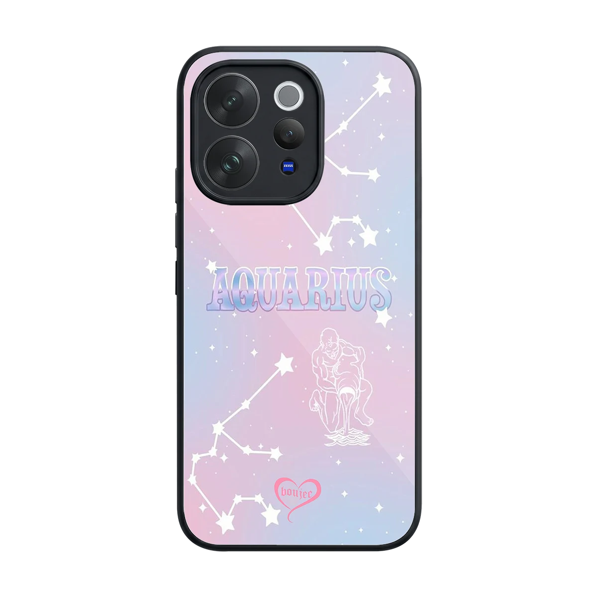 Aquarius Aura back phone cover | glass case for vivo v70 elite