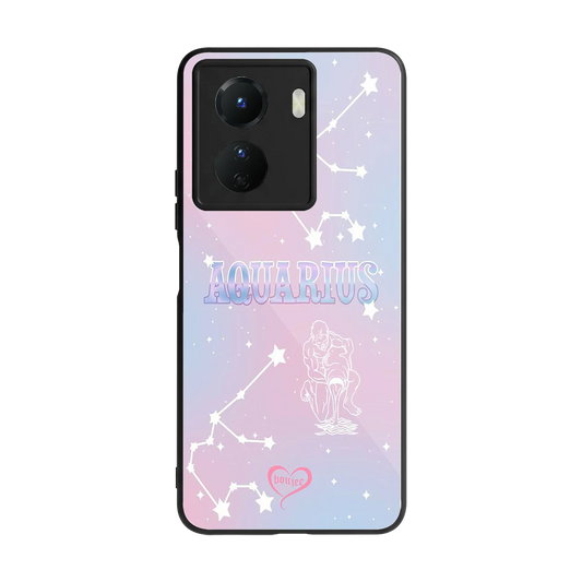 Aquarius Aura back phone cover | glass case for vivo y16