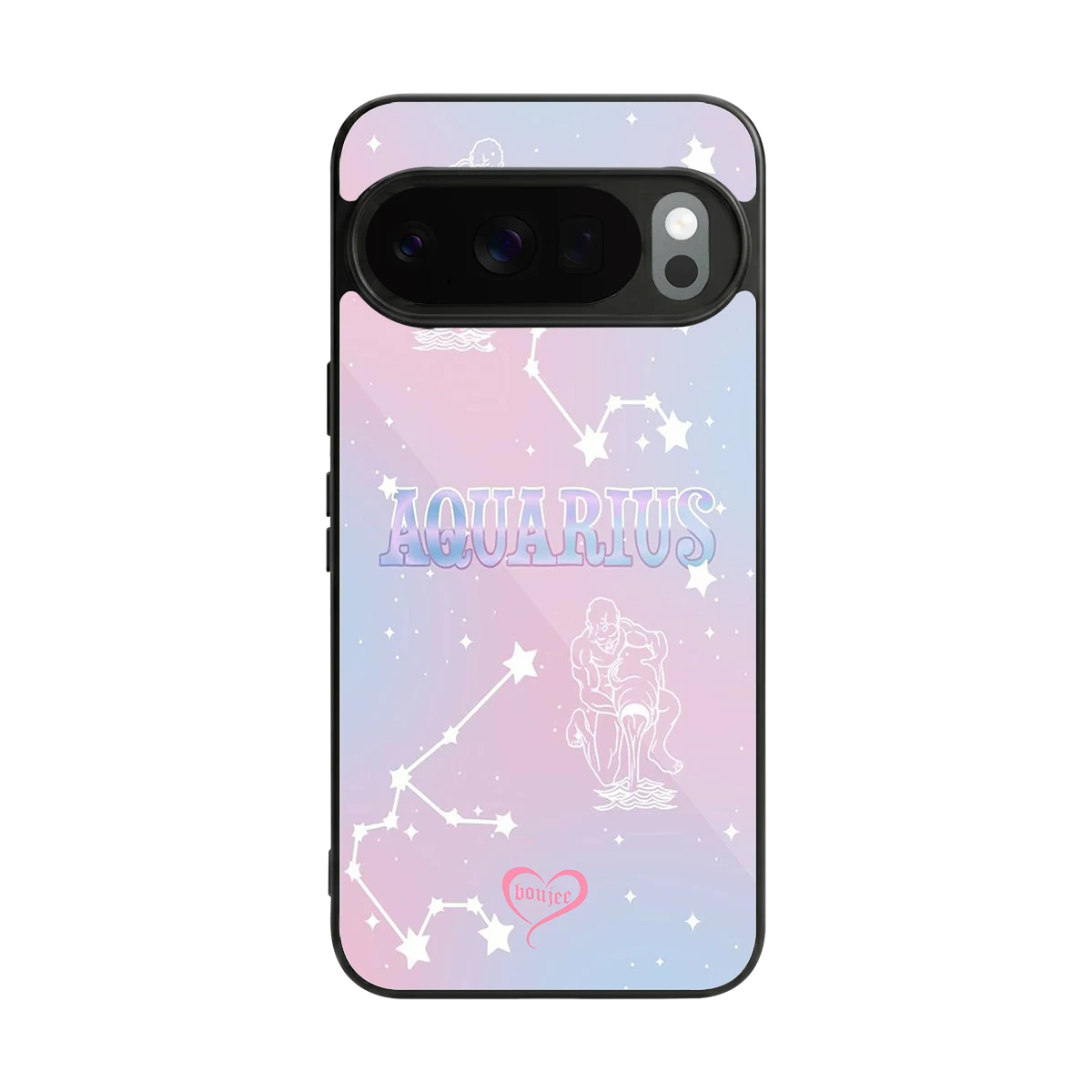 Aquarius Aura back phone cover | glass case for google pixel 10 pro