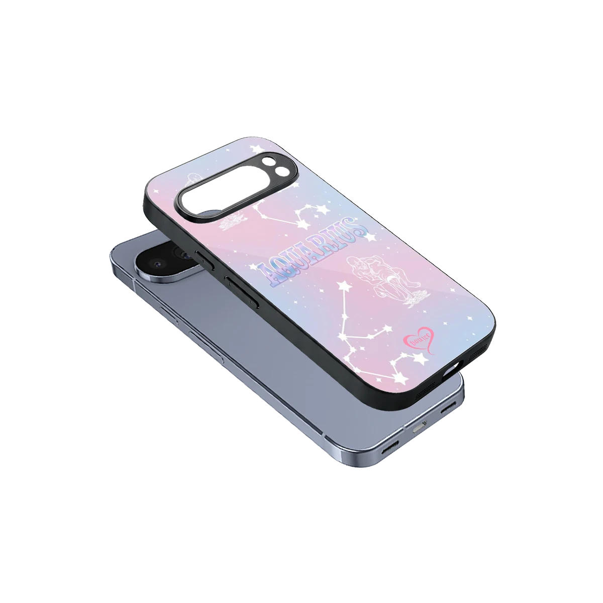 Aquarius Aura sleek google pixel 10 pro cover with tempered glass back and TPU edges