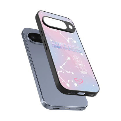 Aquarius Aura sleek google pixel 10 cover with tempered glass back and TPU edges