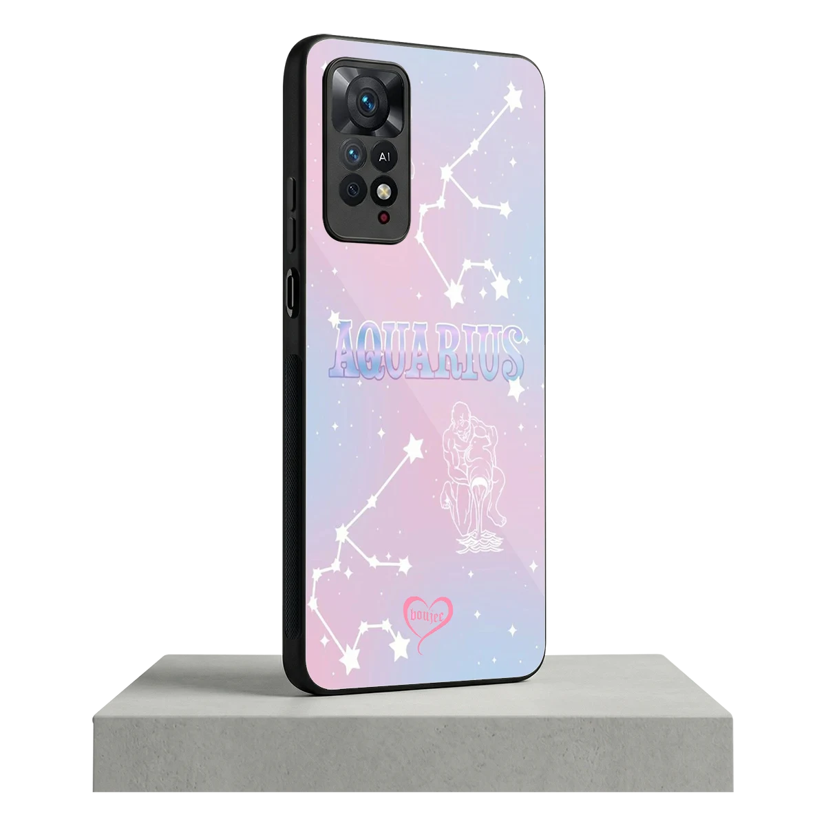 Aquarius Aura redmi note 11 pro mobile cover | shockproof glass phone case