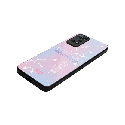 Aquarius Aura stylish phone case for redmi note 11 pro | glossy glass and slim fit