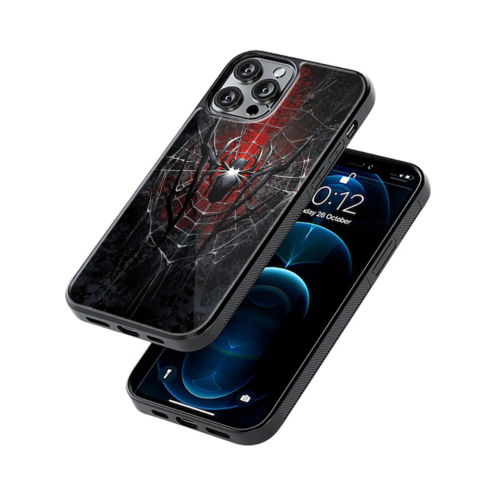 Protective Glass Back Phone Case Compatible with iPhone, Samsung, OnePlus, Pixel & More