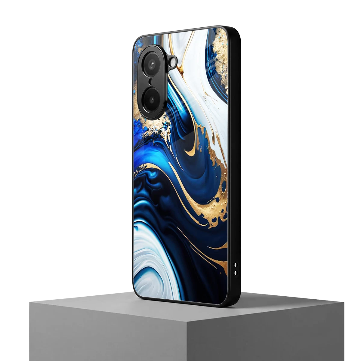 Arctic Flow oneplus nord ce5 5g mobile cover | shockproof glass phone case