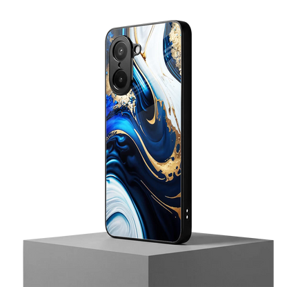 Arctic Flow oneplus nord ce5 5g mobile cover | shockproof glass phone case