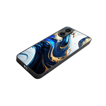 Arctic Flow stylish phone case for oneplus nord ce5 5g | glossy glass and slim fit
