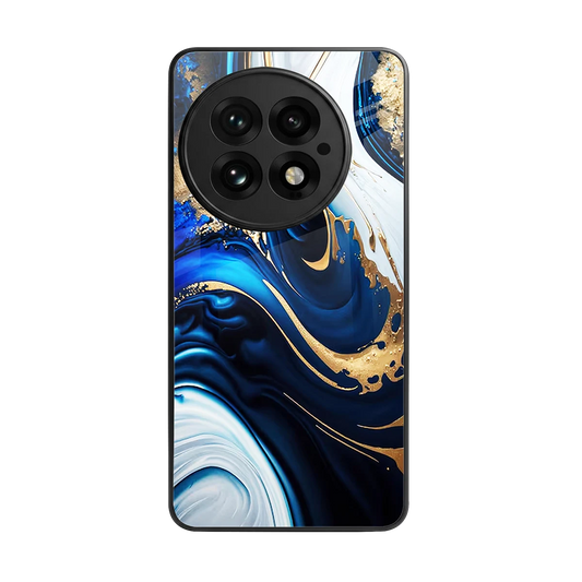 Arctic Flow back phone cover | glass case for oneplus 13