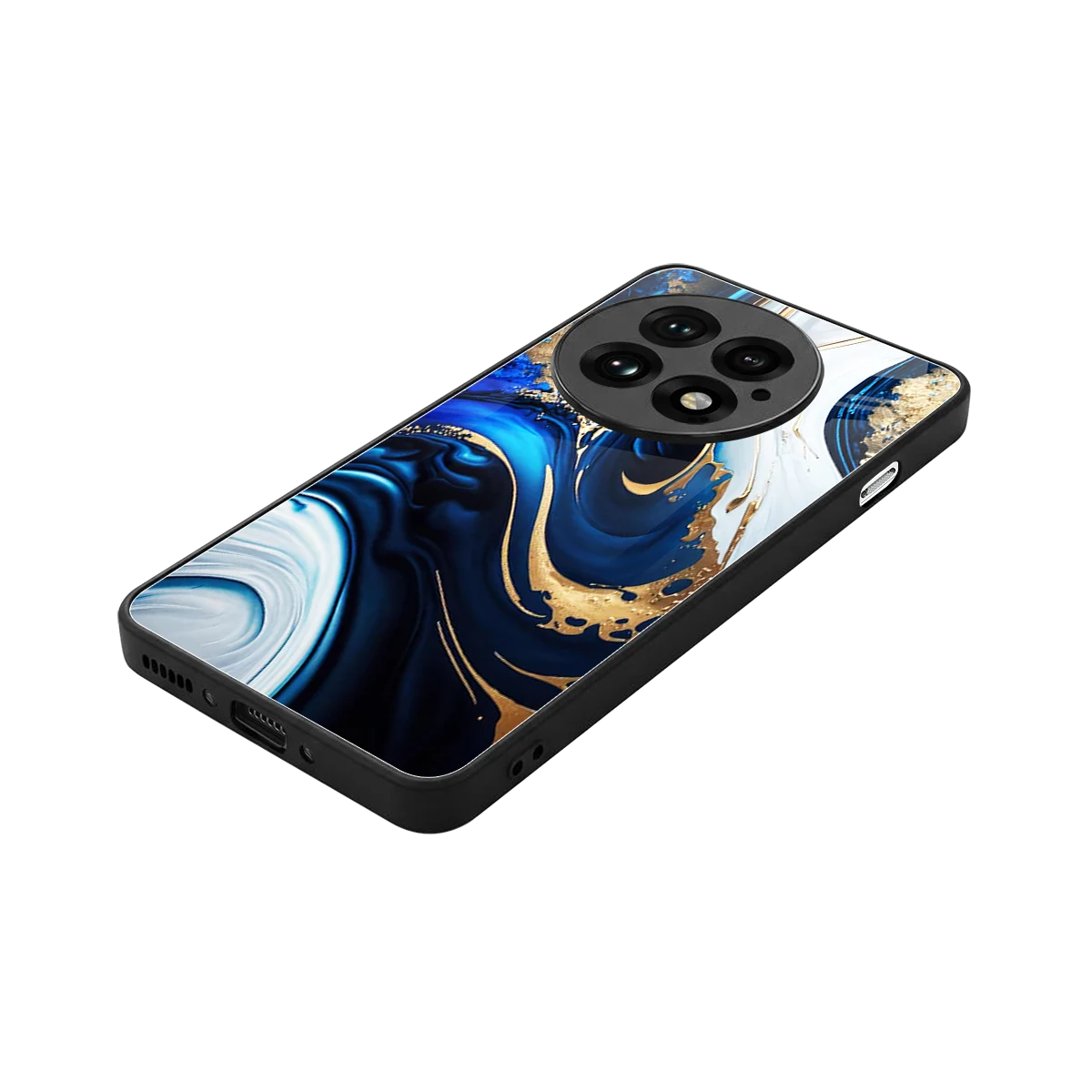 Arctic Flow stylish phone case for oneplus 13 | glossy glass and slim fit