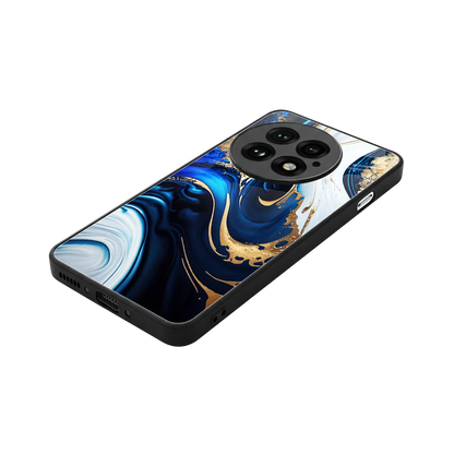 Arctic Flow stylish phone case for oneplus 13 | glossy glass and slim fit