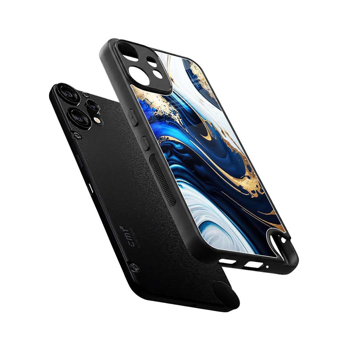 Arctic Flow sleek cmf nothing phone 2 pro cover with tempered glass back and TPU edges