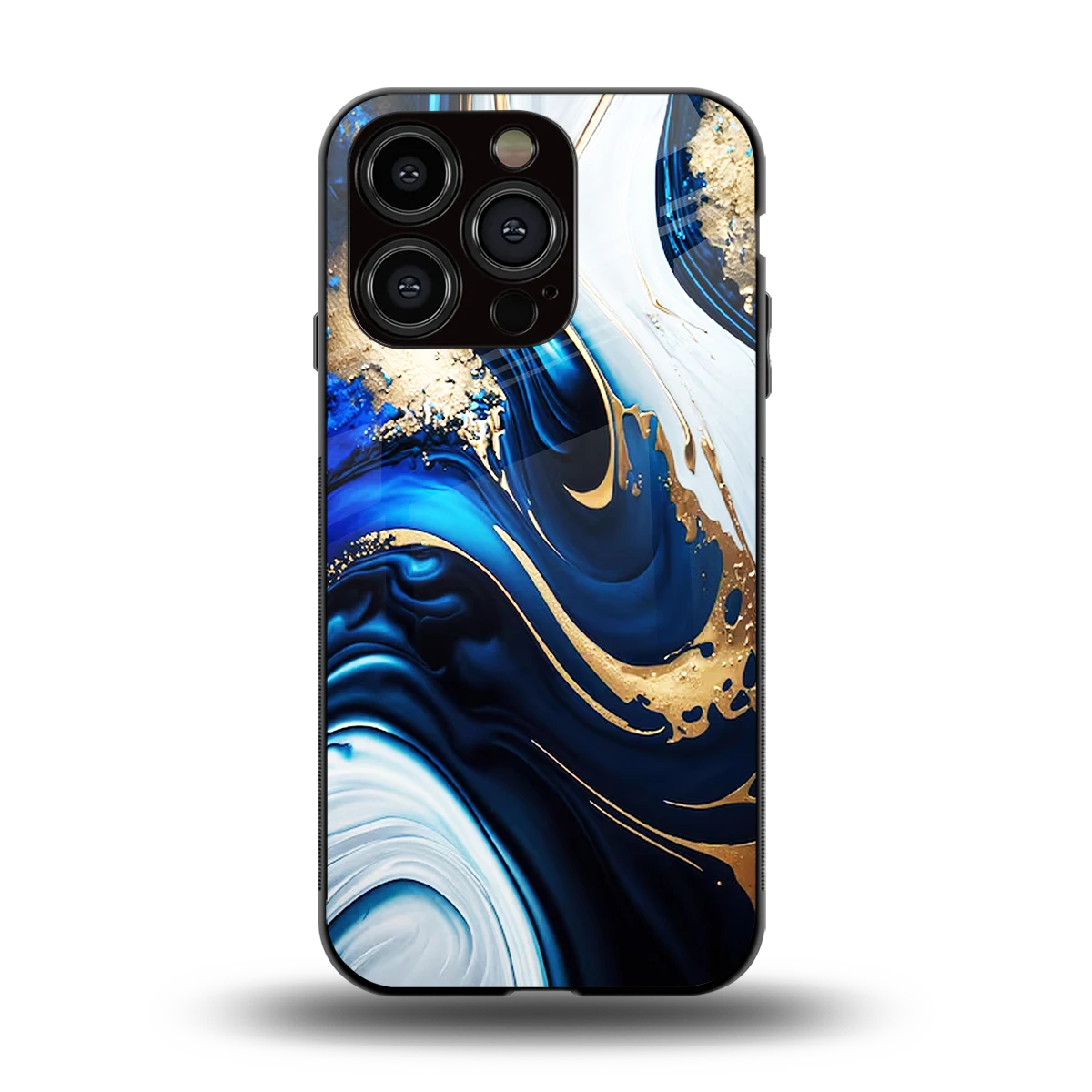 Arctic Flow back phone cover | glass case for iphone 13 pro