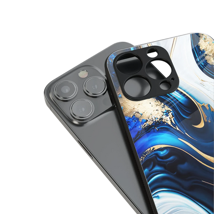 Arctic Flow stylish phone case for iphone 14 | glossy glass and slim fit