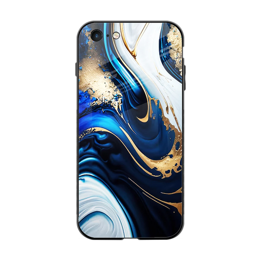 Arctic Flow back phone cover | glass case for iphone 6s