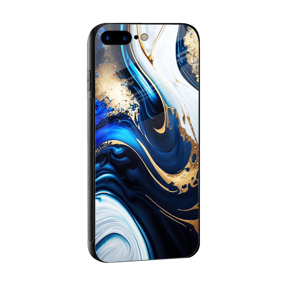 Arctic Flow sleek iphone 8 plus cover with tempered glass back and TPU edges