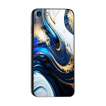 Arctic Flow sleek iphone 7 cover with tempered glass back and TPU edges