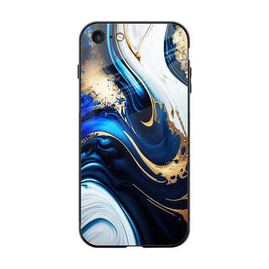 Arctic Flow back phone cover | glass case for iphone 7
