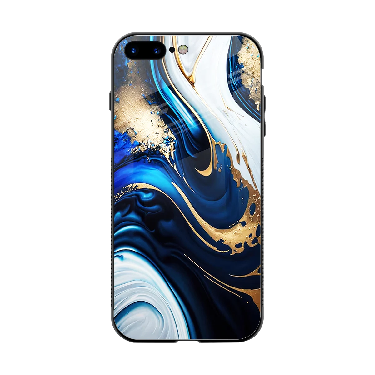Arctic Flow back phone cover | glass case for iphone 7 plus