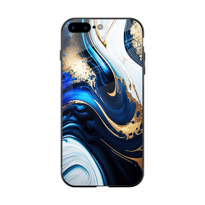 Arctic Flow back phone cover | glass case for iphone 8 plus
