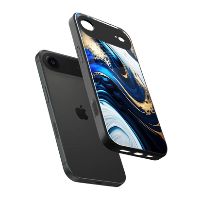Arctic Flow sleek iphone air cover with tempered glass back and TPU edges