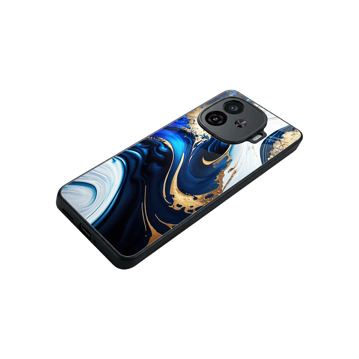 Arctic Flow stylish phone case for iqoo neo 10r 5g | glossy glass and slim fit