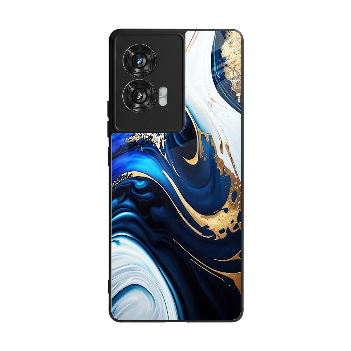 Arctic Flow back phone cover | glass case for motorola edge 50 fusion
