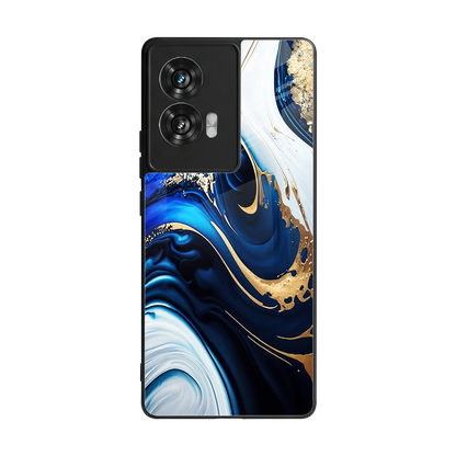 Arctic Flow back phone cover | glass case for motorola edge 50 fusion