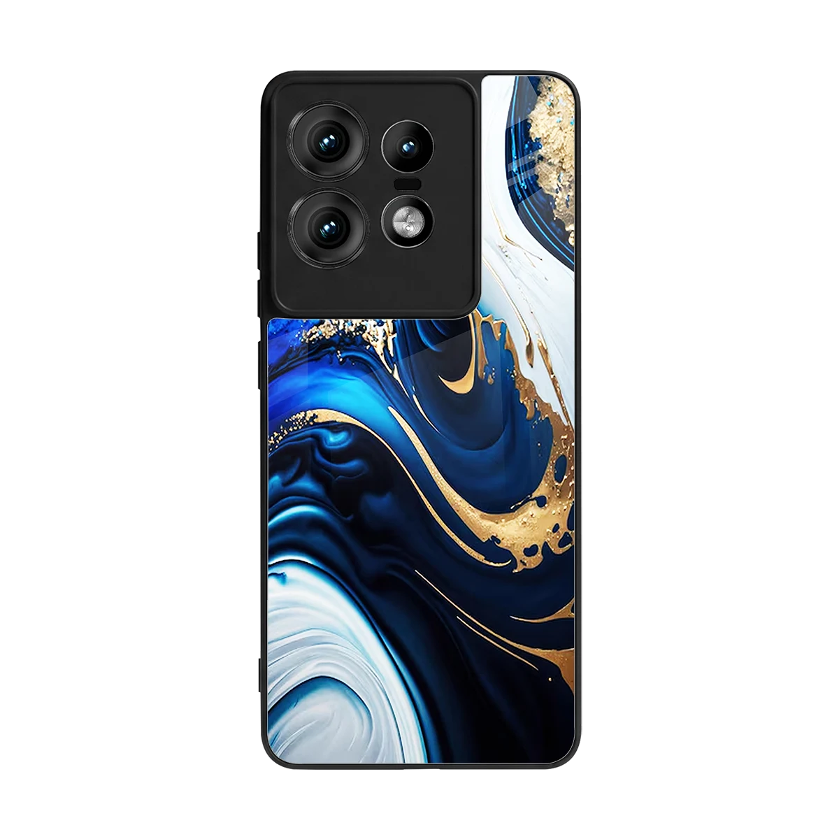 Arctic Flow back phone cover | glass case for motorola edge 50 pro