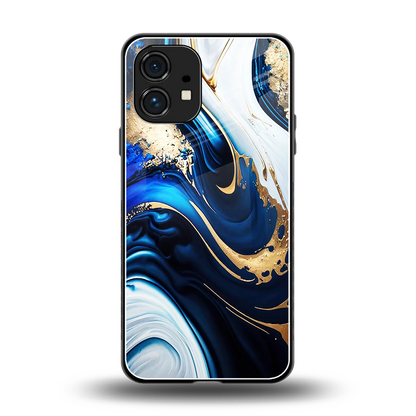Arctic Flow back phone cover | glass case for nothing phone 1