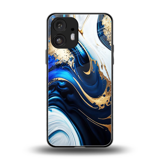 Arctic Flow back phone cover | glass case for nothing phone 2