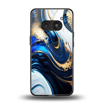 Arctic Flow back phone cover | glass case for nothing phone 2a plus